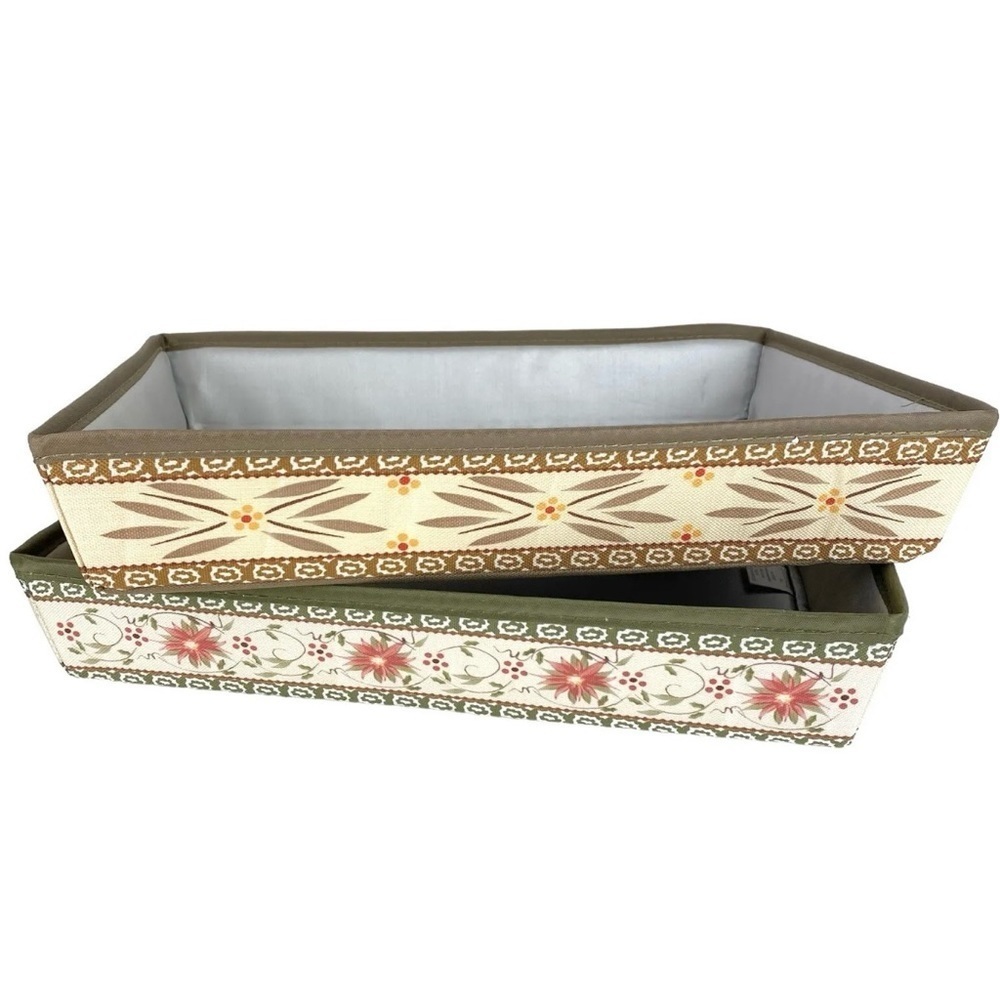 Temptations Casserole Dish Carrier Holder Set 2 Insulated Floral Southwestern